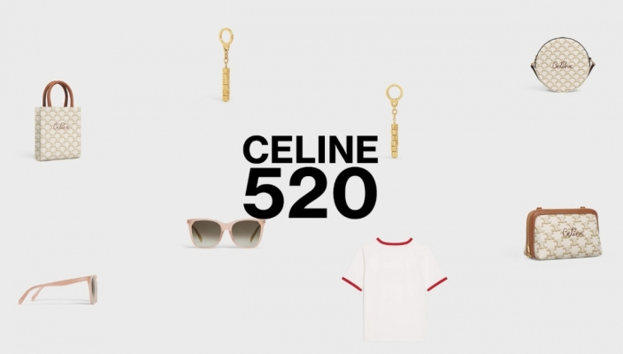名牌手袋520限定系列丨Celine為了迎接作為浪漫告白日的520，Celine的520 Collection就為今年春夏推出的米白色Triomphe Canvas印花手袋，換上了愛心刺繡的Celin